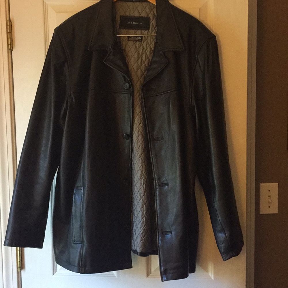 Men’s Black Leather Jacket